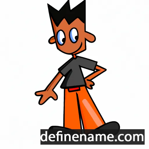 cartoon of the name Jarmon