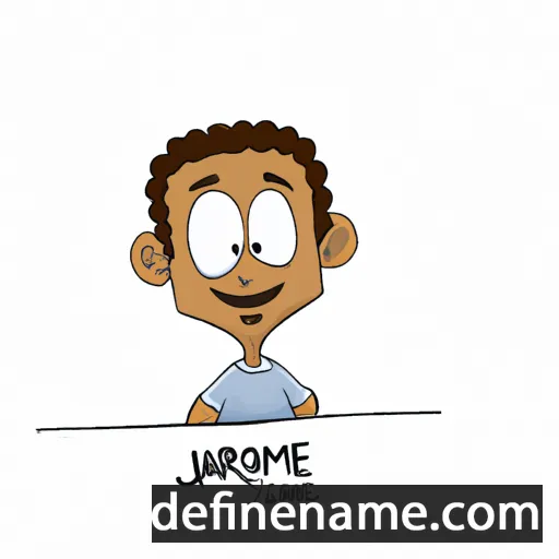 cartoon of the name Jarome