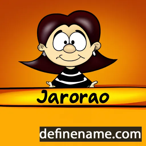 cartoon of the name Jaromira