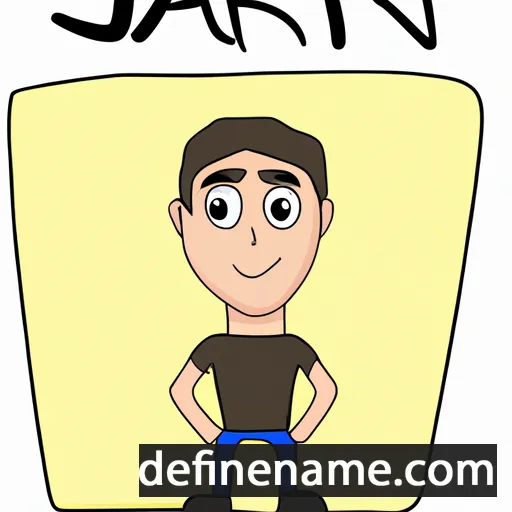 cartoon of the name Jarrin