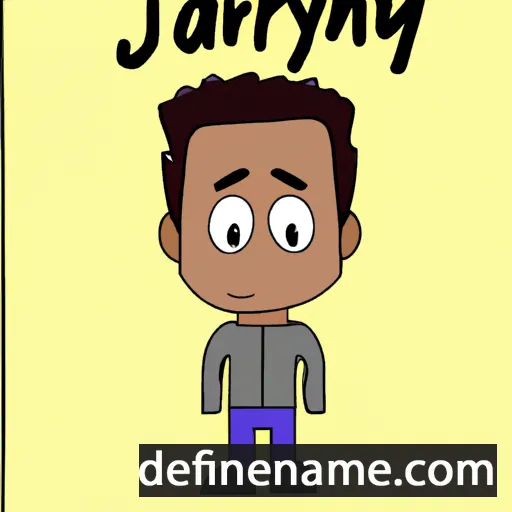 cartoon of the name Jarryn