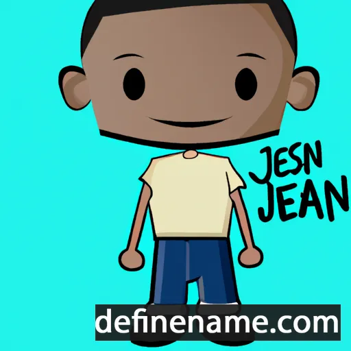 cartoon of the name Jasean