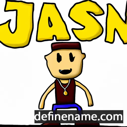 cartoon of the name Jasen