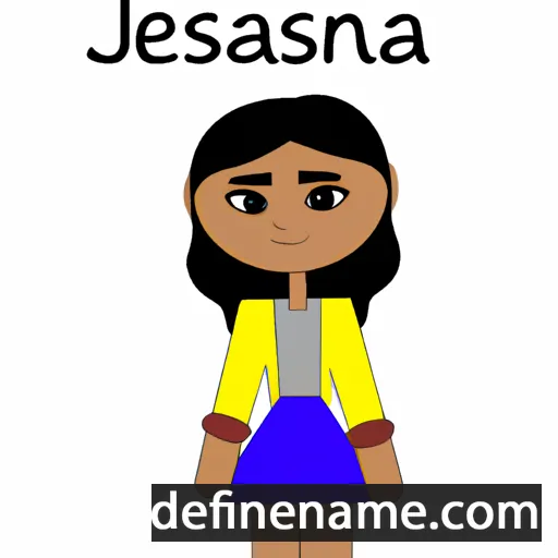 cartoon of the name Jasena