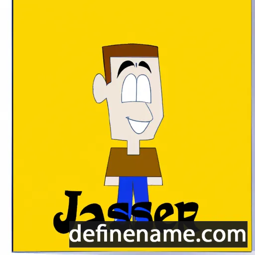 cartoon of the name Jaser