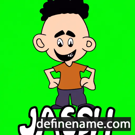 cartoon of the name Jash