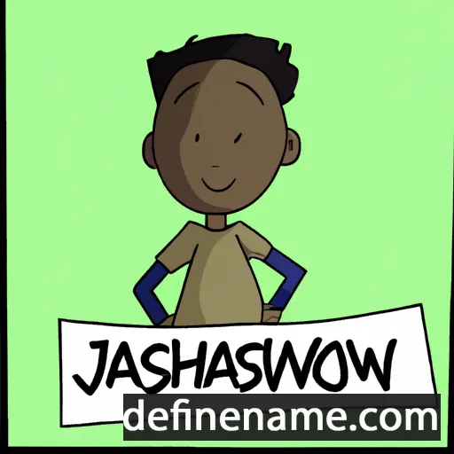 cartoon of the name Jashawn