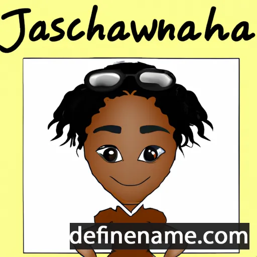 cartoon of the name Jashawna