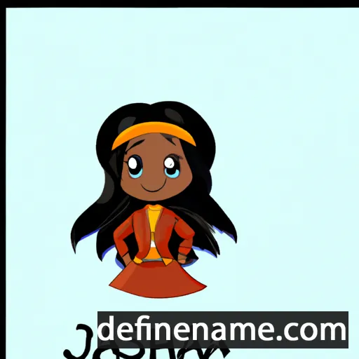 cartoon of the name Jashira