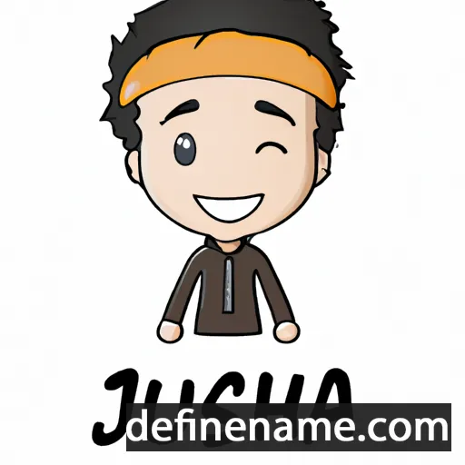 cartoon of the name Jashua