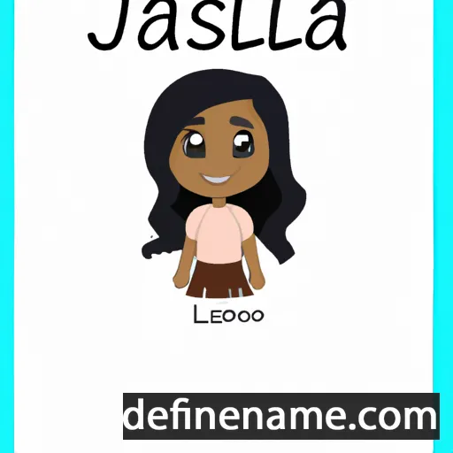 cartoon of the name Jasiela