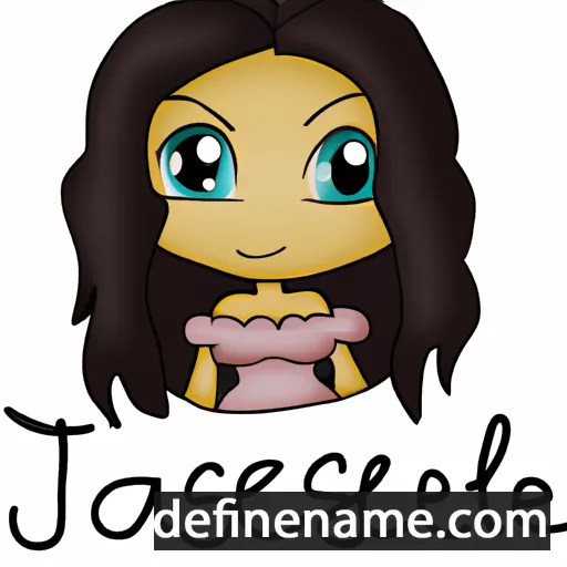 cartoon of the name Jasiele