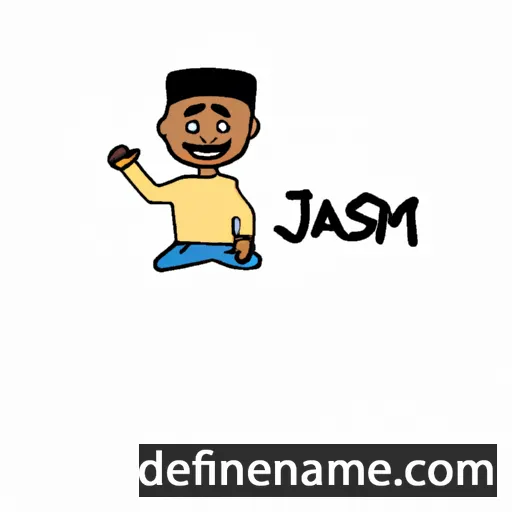 cartoon of the name Jasim