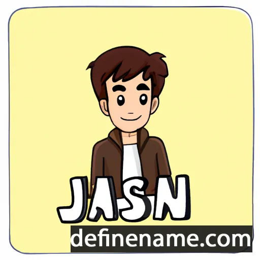 cartoon of the name Jasin