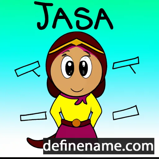 cartoon of the name Jasira