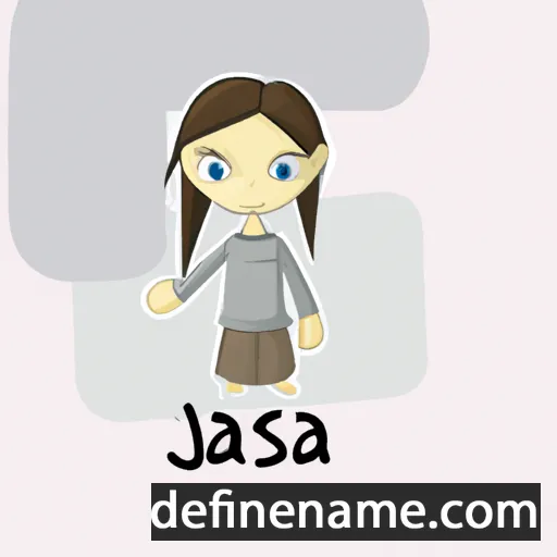 cartoon of the name Jasja