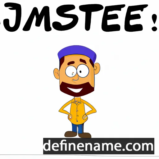 cartoon of the name Jasmeet