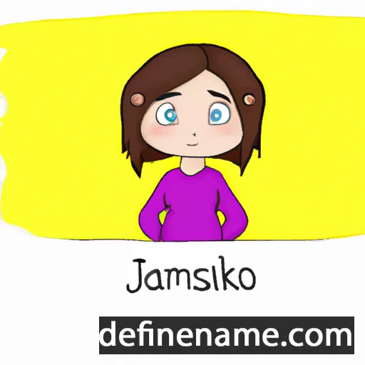 cartoon of the name Jasminko