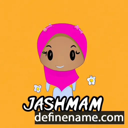 cartoon of the name Jasmiyah