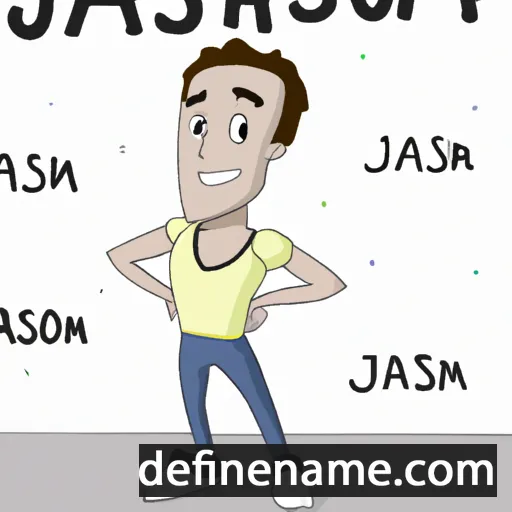 cartoon of the name Jasmon