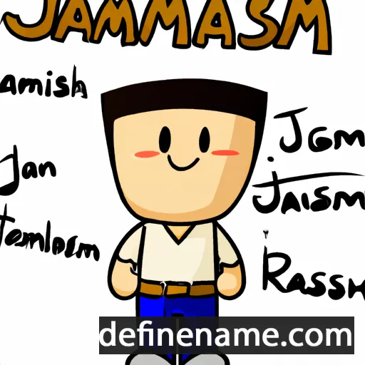 cartoon of the name Jasmun