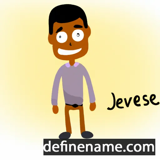 cartoon of the name Jasneev