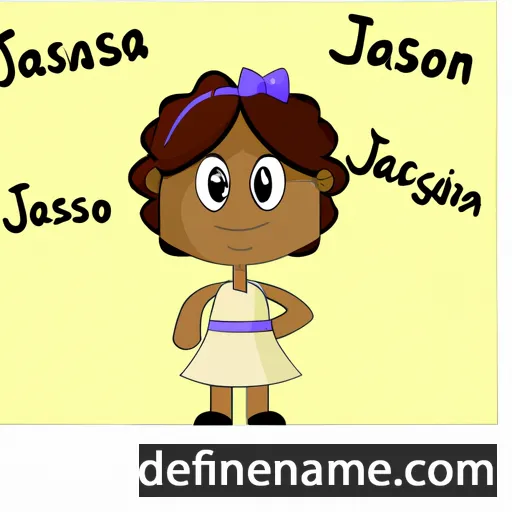 cartoon of the name Jasonina