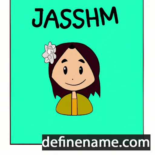 cartoon of the name Jassmin