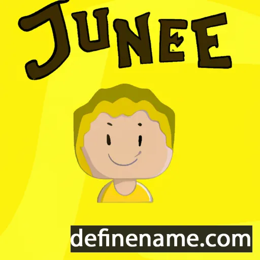 cartoon of the name Jaune