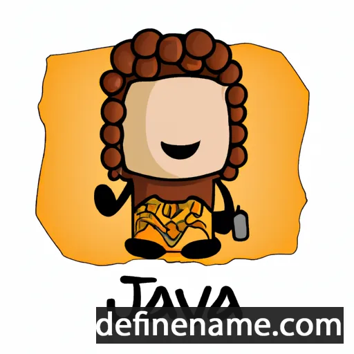 cartoon of the name Java