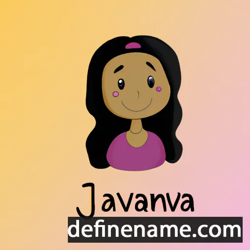 cartoon of the name Javanna