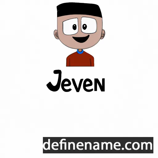 cartoon of the name Javeen