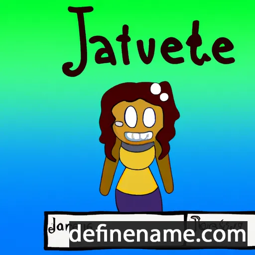 cartoon of the name Javette