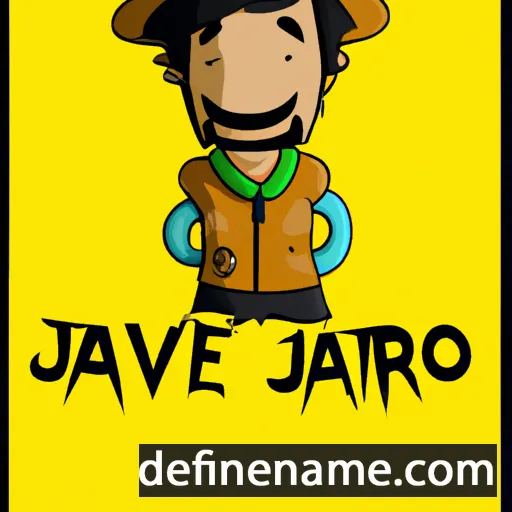 cartoon of the name Javiero