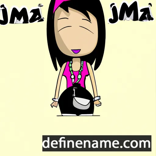 Jázmina cartoon