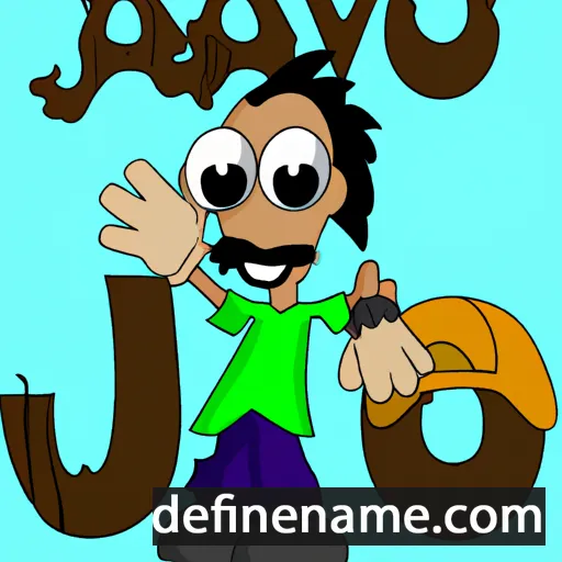 cartoon of the name Javo