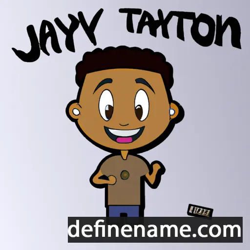 cartoon of the name Javontay