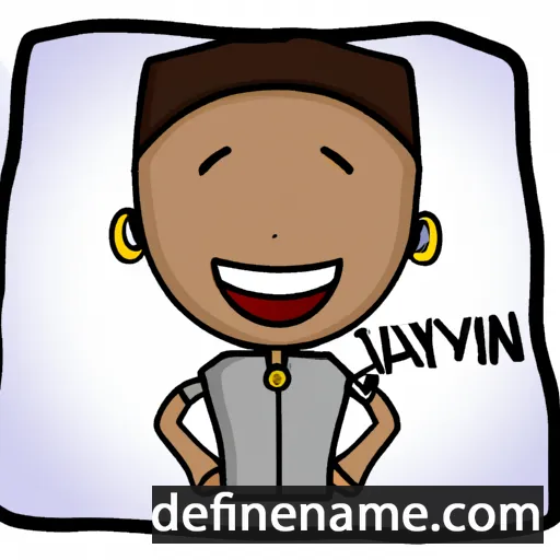 cartoon of the name Javyn