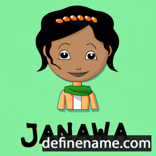 cartoon of the name Jawana