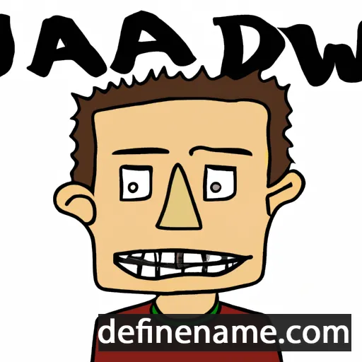 cartoon of the name Jawed