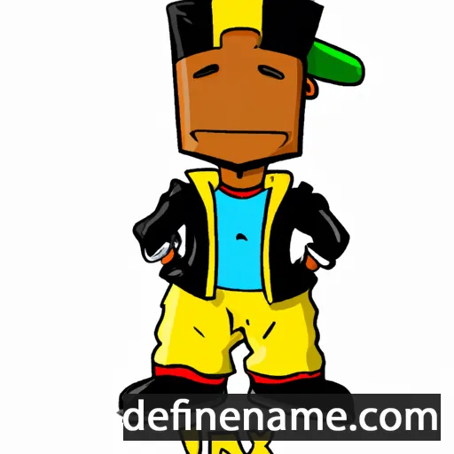 cartoon of the name Jaxi