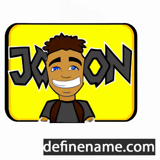 cartoon of the name Jaxn