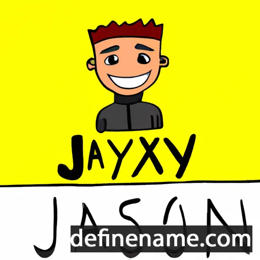 cartoon of the name Jaxsyn