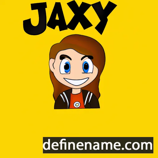 cartoon of the name Jaxy