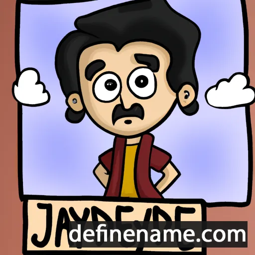 cartoon of the name Jayadeep