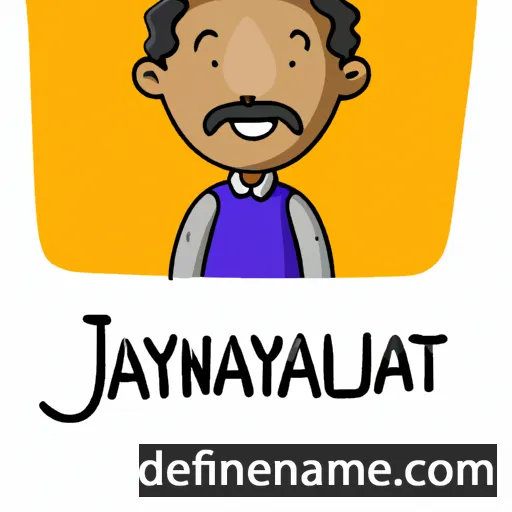 cartoon of the name Jayantilal