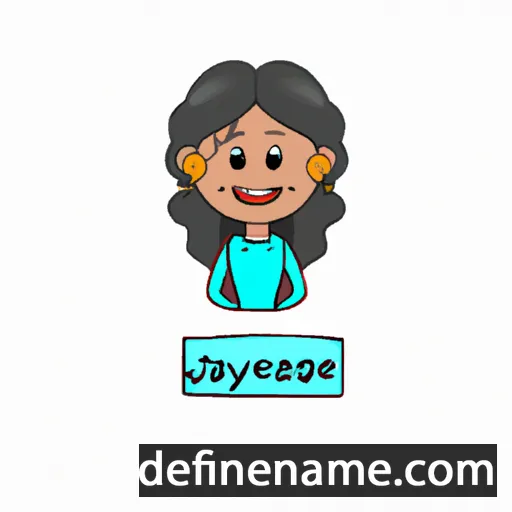 cartoon of the name Jayashree