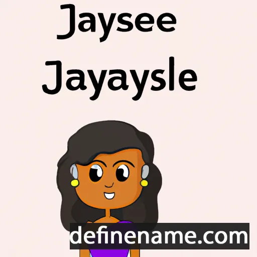 cartoon of the name Jayasree