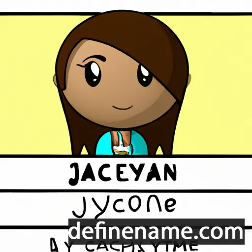 cartoon of the name Jaycelynn