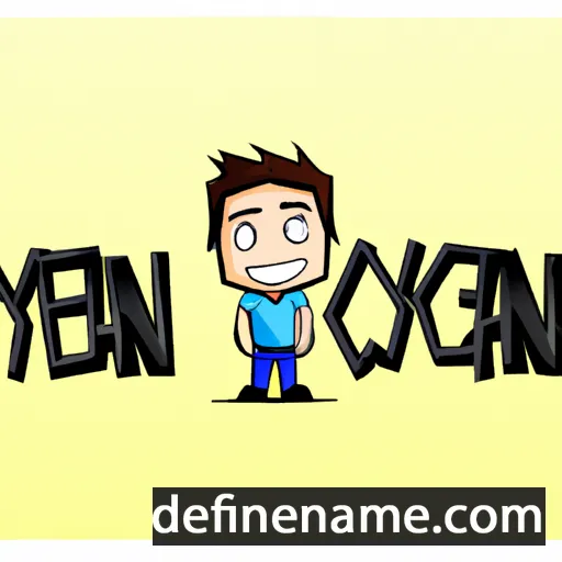 cartoon of the name Jaycen